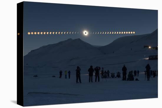 Solar Eclipse Sequence in Svalbard on March 20, 2015-THANAKRIT SANTIKUNAPORN-Stretched Canvas