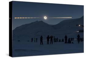 Solar Eclipse Sequence in Svalbard on March 20, 2015-THANAKRIT SANTIKUNAPORN-Stretched Canvas