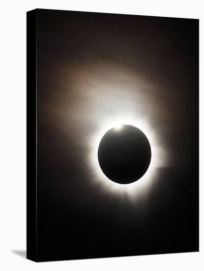 Solar Eclipse with Diamond Ring Effect, Queensland, Australia-Stocktrek Images-Stretched Canvas