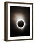 Solar Eclipse with Diamond Ring Effect, Queensland, Australia-Stocktrek Images-Framed Premium Photographic Print