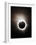 Solar Eclipse with Diamond Ring Effect, Queensland, Australia-Stocktrek Images-Framed Premium Photographic Print