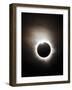 Solar Eclipse with Diamond Ring Effect, Queensland, Australia-Stocktrek Images-Framed Photographic Print