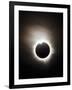 Solar Eclipse with Diamond Ring Effect, Queensland, Australia-Stocktrek Images-Framed Photographic Print