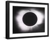 Solar Eclipse with outer Corona-Science Source-Framed Giclee Print