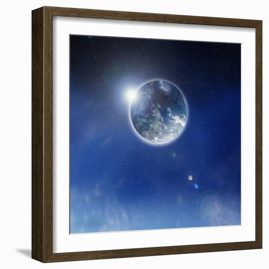 Solar Eclipse-Colin Anderson-Framed Photographic Print