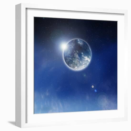 Solar Eclipse-Colin Anderson-Framed Photographic Print