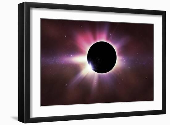 Solar Eclipse-alexaldo-Framed Art Print