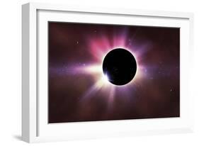 Solar Eclipse-alexaldo-Framed Art Print