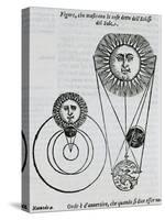 Solar Eclipses, from Cosmography by Francesco Barozzi (1537-1604), Venice, 1607-null-Stretched Canvas