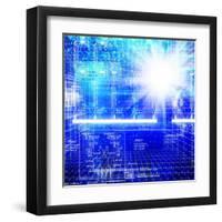 Solar Electric Power Industry-Alex150770-Framed Art Print