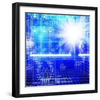 Solar Electric Power Industry-Alex150770-Framed Art Print