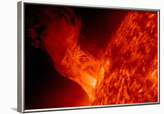 Solar Eruption NASA-null-Framed Poster