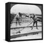 Solar Evaporation, Salt Manufacture, Syracuse, New York, USA, 20th Century-null-Framed Stretched Canvas