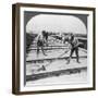 Solar Evaporation, Salt Manufacture, Syracuse, New York, USA, 20th Century-null-Framed Photographic Print