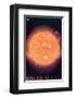 Solar Flares-null-Framed Art Print