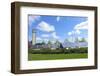 Solar Garden at Transit Station-jrferrermn-Framed Photographic Print