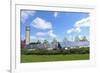 Solar Garden at Transit Station-jrferrermn-Framed Photographic Print