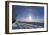 Solar Halo and Sundogs in Southern Alberta, Canada-null-Framed Photographic Print