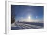 Solar Halo and Sundogs in Southern Alberta, Canada-null-Framed Photographic Print