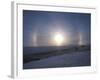 Solar Halo and Sundogs in Southern Alberta, Canada-null-Framed Photographic Print