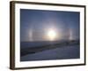 Solar Halo and Sundogs in Southern Alberta, Canada-null-Framed Photographic Print