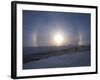 Solar Halo and Sundogs in Southern Alberta, Canada-null-Framed Photographic Print