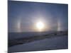 Solar Halo and Sundogs in Southern Alberta, Canada-null-Mounted Photographic Print