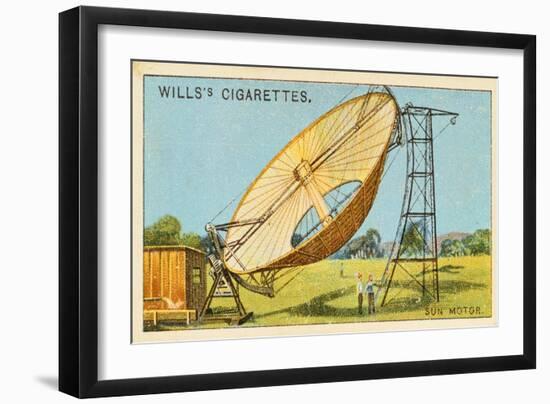 Solar Motor by Aubrey Eneas of Boston, C1905-null-Framed Giclee Print