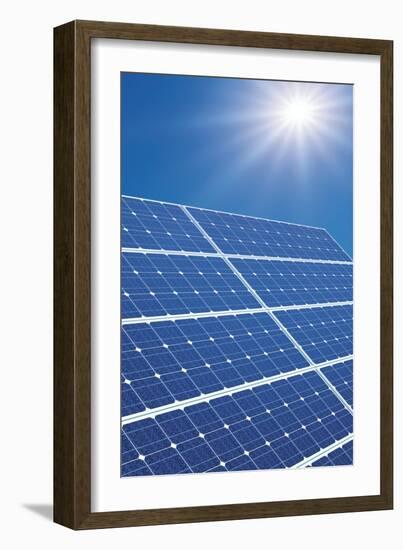 Solar Panels In the Sun-Detlev Van Ravenswaay-Framed Photographic Print