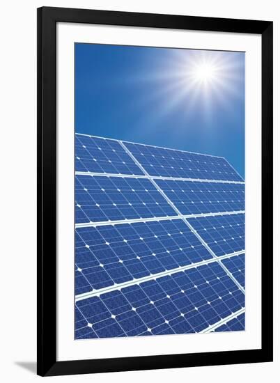 Solar Panels In the Sun-Detlev Van Ravenswaay-Framed Photographic Print