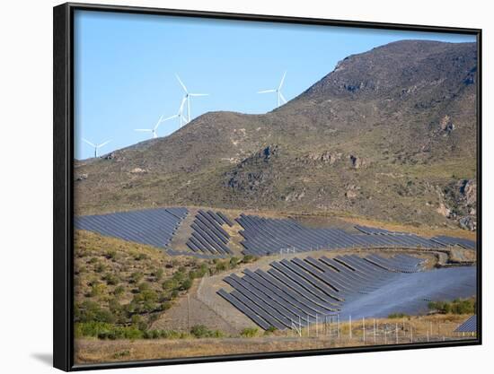 Solar Plant, Lucainena De Las Torres, Almeria, Andalucia, Spain, Europe-Marco Cristofori-Framed Photographic Print