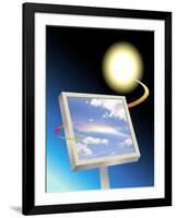 Solar Prism-Linda Braucht-Framed Giclee Print