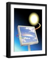 Solar Prism-Linda Braucht-Framed Giclee Print