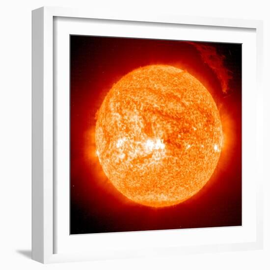 Solar Prominence, SOHO Image-null-Framed Premium Photographic Print