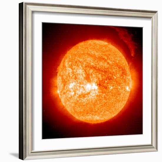 Solar Prominence, SOHO Image-null-Framed Premium Photographic Print