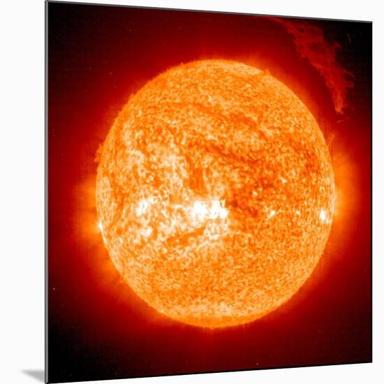 Solar Prominence, SOHO Image-null-Mounted Photographic Print