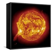 Solar Prominence-null-Framed Stretched Canvas