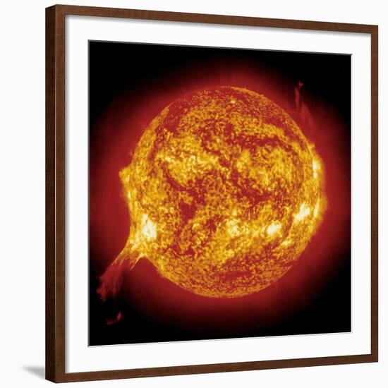 Solar Prominence-null-Framed Photographic Print