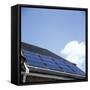 Solar Roof-null-Framed Stretched Canvas