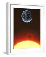 Solar Storm, Artwork-null-Framed Photographic Print