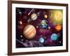 Solar System 2 (Variant 1)-Garry Walton-Framed Art Print