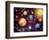 Solar System 2 (Variant 1)-Garry Walton-Framed Art Print