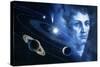 Solar System And Nicolaus Copernicus-Detlev Van Ravenswaay-Stretched Canvas