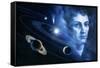 Solar System And Nicolaus Copernicus-Detlev Van Ravenswaay-Framed Stretched Canvas