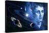 Solar System And Nicolaus Copernicus-Detlev Van Ravenswaay-Stretched Canvas