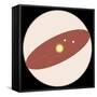 Solar System, Apparent Solar Motion, Astronomy Diagram-null-Framed Stretched Canvas