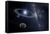 Solar System, Artwork-Detlev Van Ravenswaay-Framed Stretched Canvas