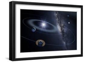 Solar System, Artwork-Detlev Van Ravenswaay-Framed Photographic Print