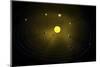 Solar System, Artwork-null-Mounted Premium Photographic Print