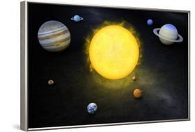 Solar System, Artwork-null-Framed Photographic Print